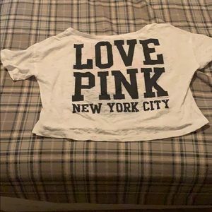 Vs pink crop top